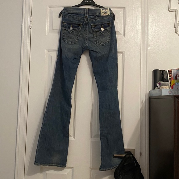 True Religion Blue Bootcut Jeans - Picture 4 of 6